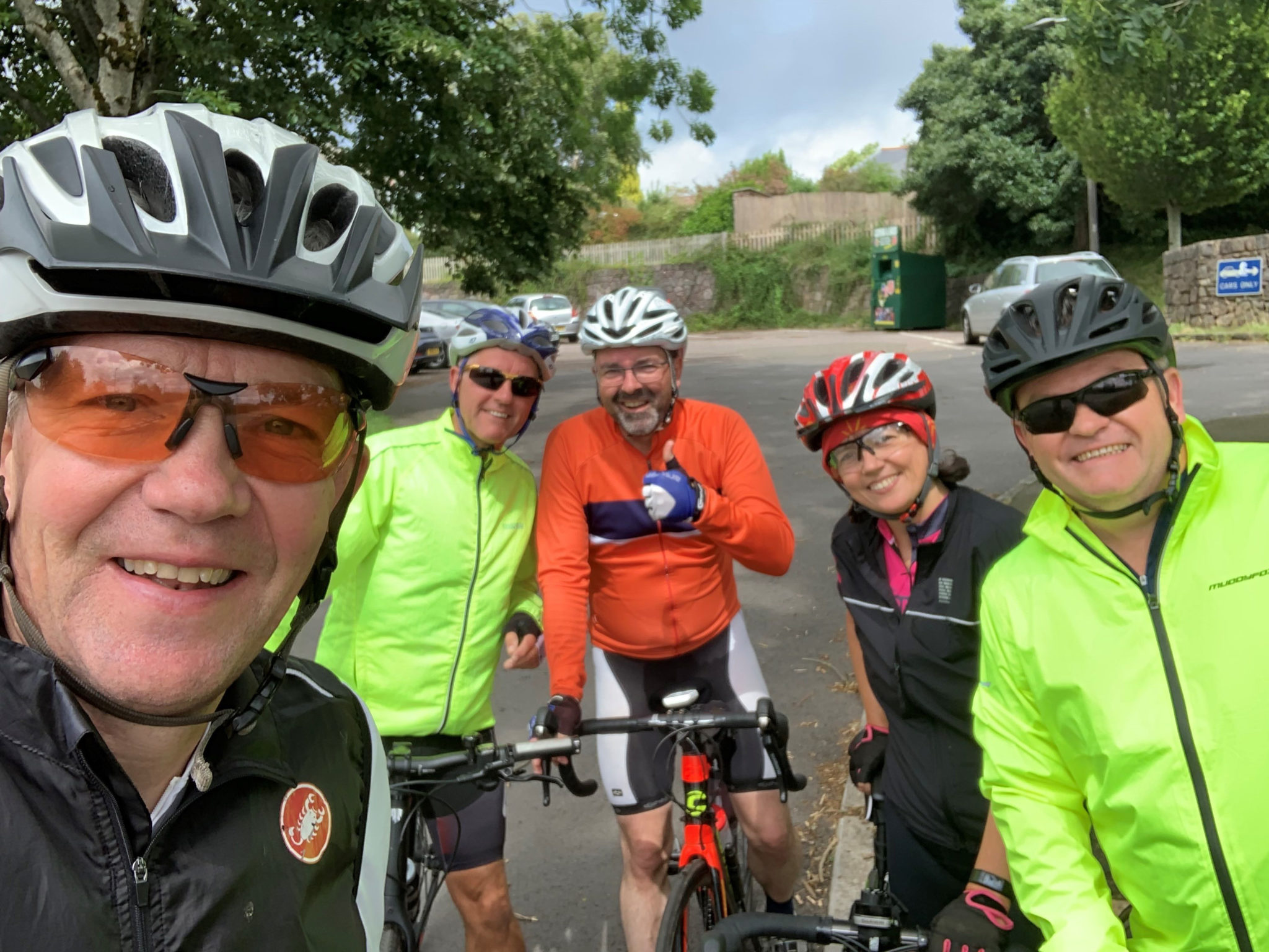 Summerfield cyclists quintuple their target for Prostate Cancer UK