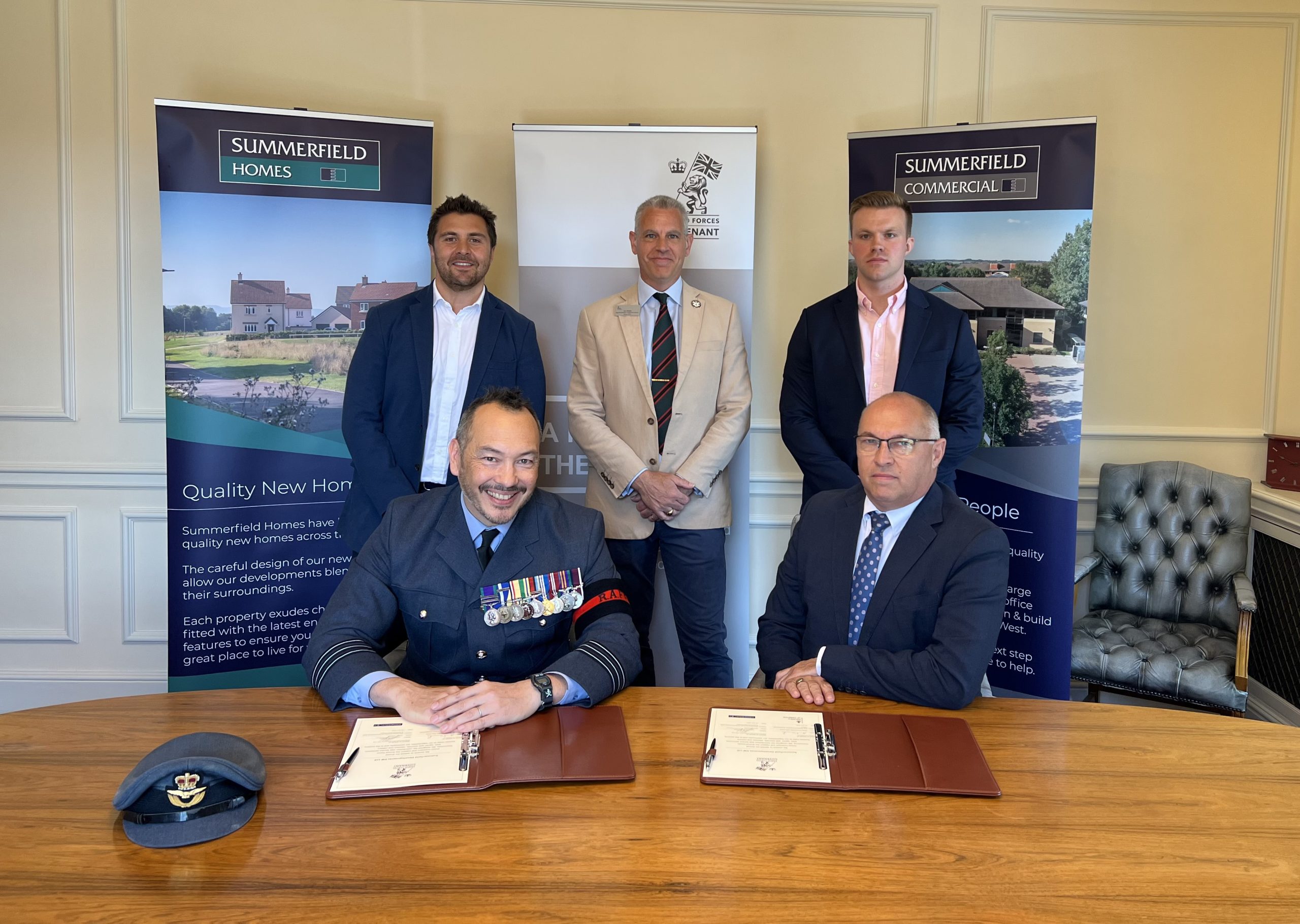 Summerfield Signs The Armed Forces Covenant